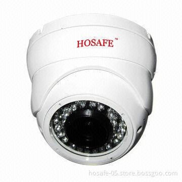 IR Varifocal Metal Dome Camera, 66ft Night Vision